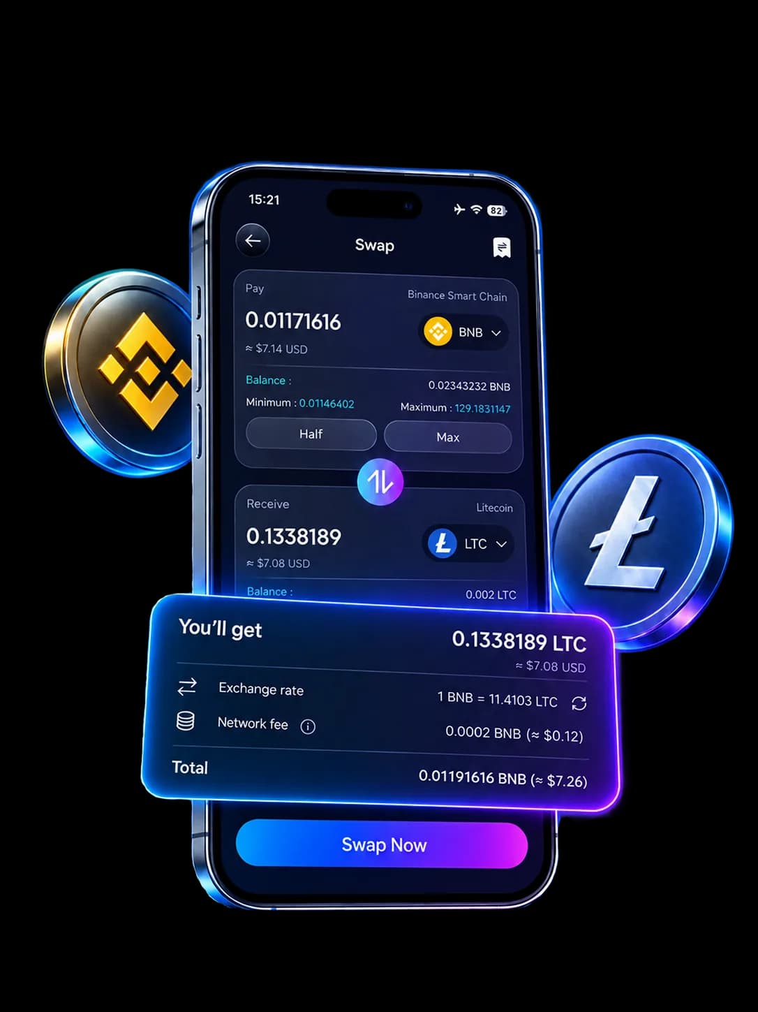 Transparent Swap Pricing