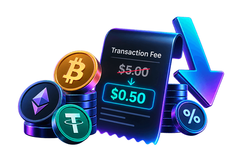 Lower Transactional Fees
