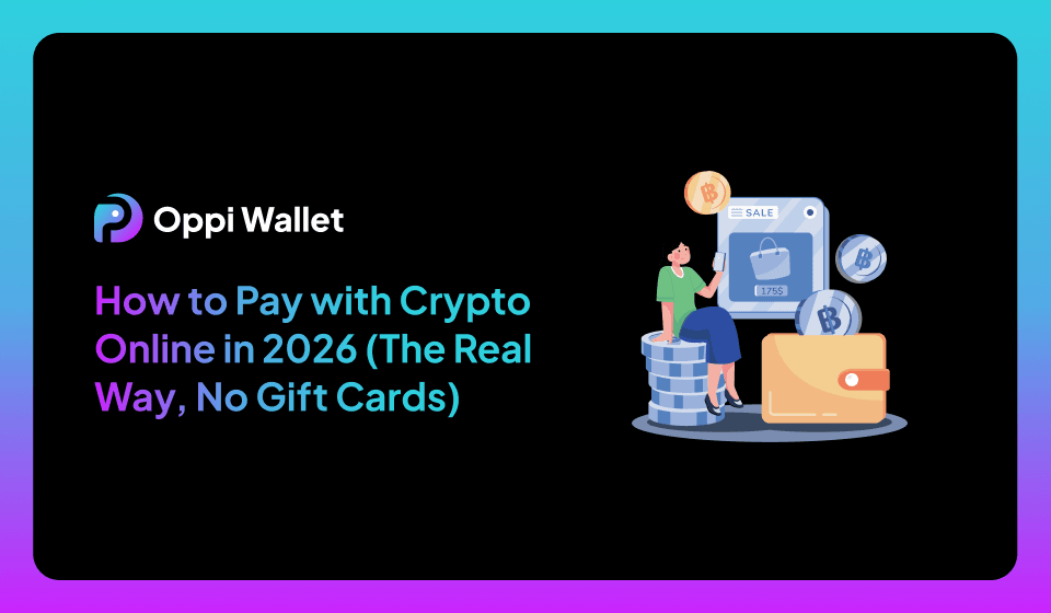 How to Pay with Crypto Online in 2026 (The Real Way, No Gift Cards)